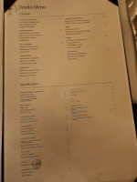 Packard's Steakhouse menu