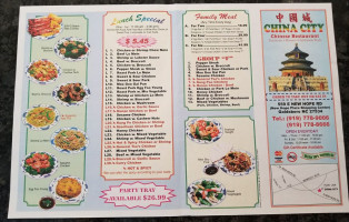 China City menu