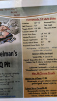 Heintzelman's Bbq Pit menu