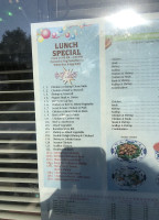 China Garden menu