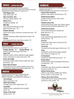 The Boiler Room Wahpeton menu