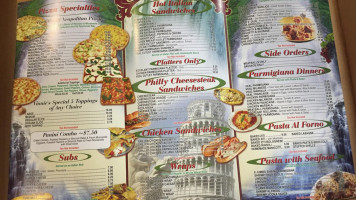 Pizza Village Cafe menu