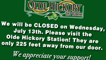 Olde Hickory Tap Room food