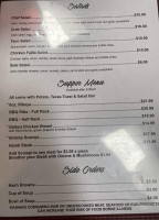 Coffee Cottage menu