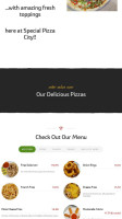 Special Pizza City menu