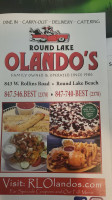 Round Lake Olando's Pizza food