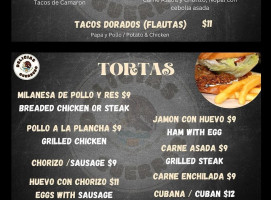 Delicias Guerrero menu