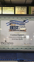 Canton Express menu