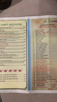 Hong Yun Chinese menu