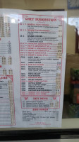 Golden Dragon menu