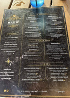 City Brew Hall menu