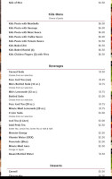 Mia's Pizza Toms River Nj menu