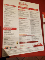 Red Robin Gourmet Burgers And Brews menu