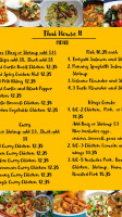 Thai House 2 menu