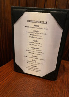 Donovans Bar Restaurant Grill menu