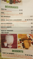 Juanita's Mexican Cuisine menu