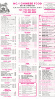 No 1 Chinese Food menu