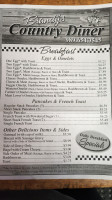 Brandy's Country Diner menu