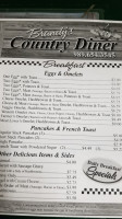 Brandy's Country Diner menu