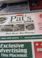 Pat's Original Diner inside