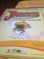 Jarrito's Mexican menu