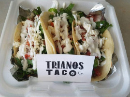 Trianos Taco Company food