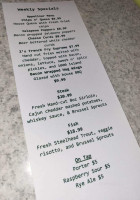 The Lunchbox Eatery menu