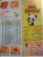 New Yummy Chinese ‎ menu