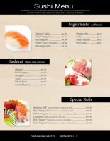 Pattaya Thai Sushi menu