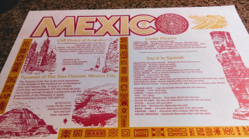 Casa Gutierrez menu