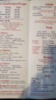 Hillsdale Filling Station Deli menu