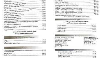 Tastey's Gail's Southern Style Soul Food menu