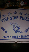 Five Star Pizza inside