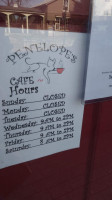 Penelope's Cafe-gallery menu