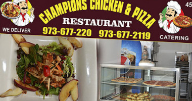 Champions Chicken Pizza food