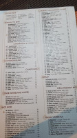 Char Steakhouse menu