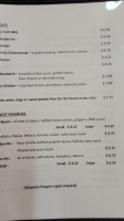 Buffalo And More menu