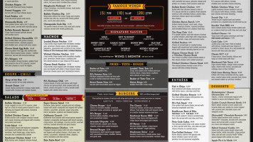 P.j. Whelihan's Pub Haddon Township menu