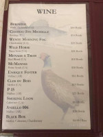 Ma's Loma Cafe menu