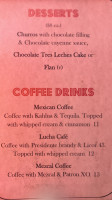 Lucha Cartel menu