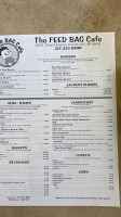 The Feed Bag Cafe menu