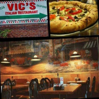 Vic's Pizza Italian outside