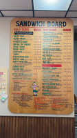 Fatzo's Sub Pizza Shop menu