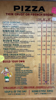 Fatzo's Sub Pizza Shop menu