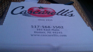 Cascarelli's Pizza food