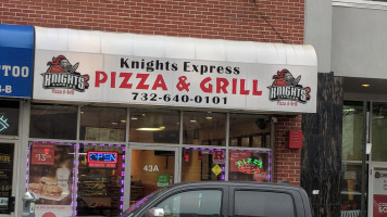 Knights Express Pizza Grill outside