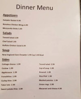 Donna's Cafe menu