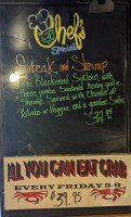 Pastime Club Steakhouse menu