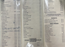 Shannon's Sub Shop Ii menu