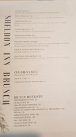 Sheldon Inn menu